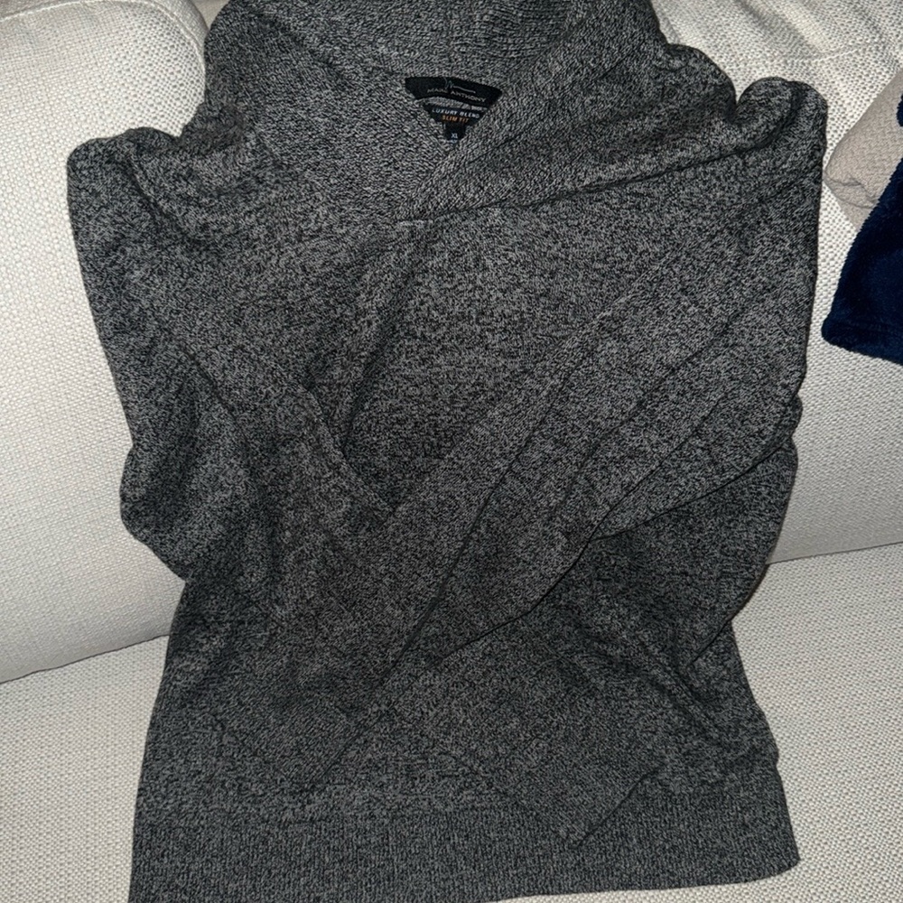 Men’s Marc Anthony Slim Fit Gray Men’s Sweater, Size XL